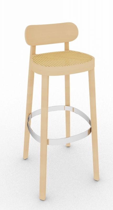 Holzstuhl / Barhocker 118 H Thonet